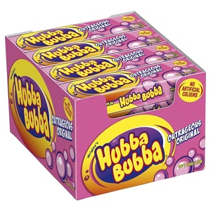 Bonbons à bulles souples Hubba Bubbas Original (lot de 20) - Product Image 1