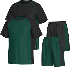 Camiseta y pantalones cortos transpirables de verano de dos piezas para hombre de alta calidad Fantástico soporte ODM de fabricantes con MOQ - Product Image 6