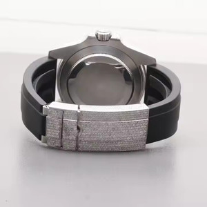 นาฬิกาข้อมือแฟชั่นหรูหราทำมือ ตัวเรือนสแตนเลสสตีล ระบบกลไก  สำหรับทั้งชายและหญิง ประดับเพชรโมอิสซาไนต์ หน้าปัดคุณภาพพรีเมียม ครึ่งหน้าปัด - Product Image 4