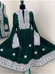 ชุดเดรสพื้นเมืองของผู้หญิงปักลายลูกไม้สไตล์วินเทจ - Product Image 5