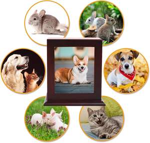 Dog Urns <b>for</b> <b>Ashes</b>, Wood Pet with Photo Frame Pets <b>Ashes</b> <b>Box</b> Cremation <b>for</b> Cats Dog <b>Ashes</b> Keepsake - Product Image 5