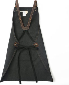 Delantal de soldadura de cuero de vaca, ropa de trabajo ignífuga, delantal de soldadura de Material duradero, delantal de seguridad resistente al calor de cuero dividido - Product Image 3