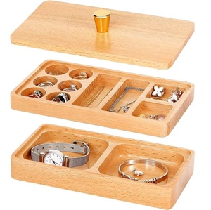 <b>Wooden</b> Jewelry Serving Tray for Accessories Handmade Decorative From India - Product Image 5