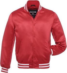 Hot Selling Fashion Silk Satin Wholesale Varsity Jackets Custom Color Logo Men Bomber Jacket for Man Made <b>in</b> Pakistan - Product Image 5