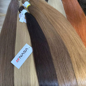 Extensiones de Cabello Humano de Alta Calidad en Color Castaño, con Cutícula Alineada, Extensiones de Cabello Premium - Product Image 1
