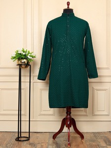 Vente à Chaud Pyjama Kurta Traditionnel en Rayonne Amaze pour Hommes Vêtements Décontractés Cousus de Meilleure Qualité pour Mariages et Fêtes-Meilleur Prix - Product Image 2