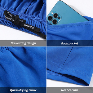 Pantalones Cortos Deportivos con Cordón, Secado Rápido, para Gimnasio, Personalizables, para Correr, Entrenamiento, Atletismo - Product Image 6