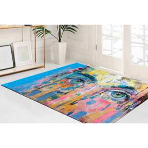 Tapis imprimé - Design moderne, lavable en machine, cadeau personnalisé pour lui, tapis en chenille - Product Image 3