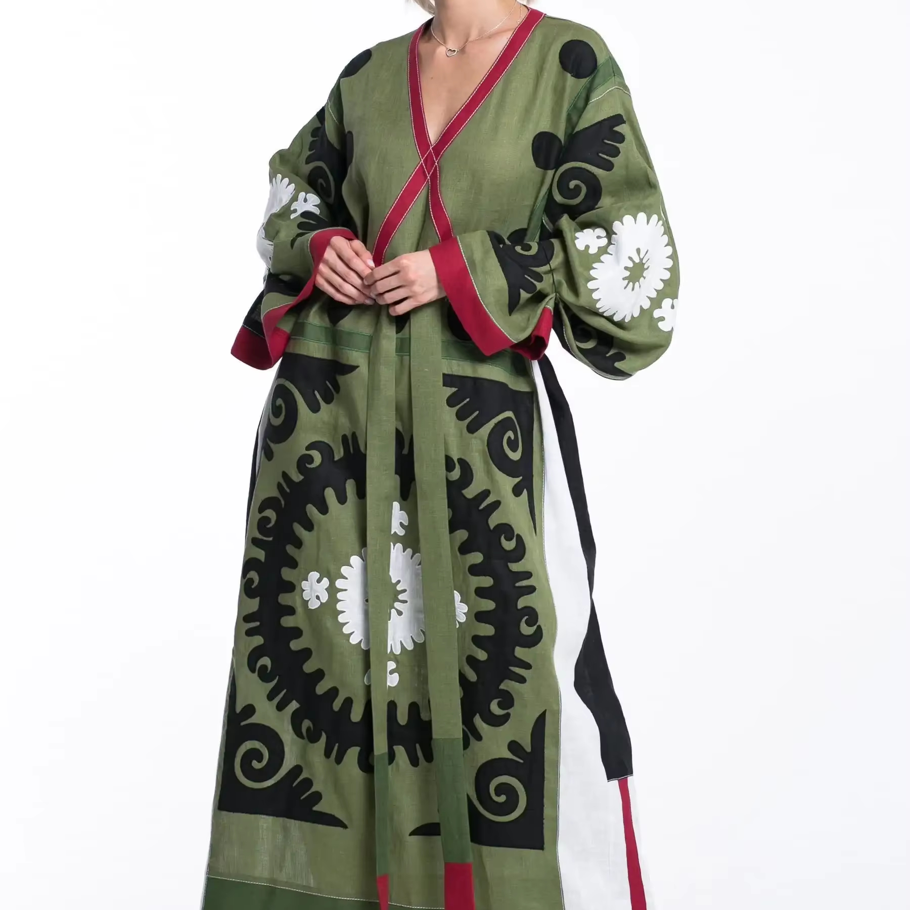 For Women Mexican Traditional Dress. Floral Embroidered Dress. Mexican  Mexican Dress