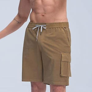 Pantalones cortos de entrenamiento de compresión para hombres de alto rendimiento Estilo sólido para entrenamientos de gimnasio-Servicio OEM - Product Image 6