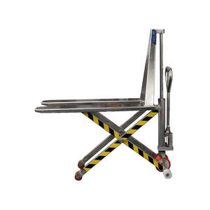 Nueva Carretilla Manual para Paletas con Elevación Manual, Acero Inoxidable AISI 304 - Product Image 1