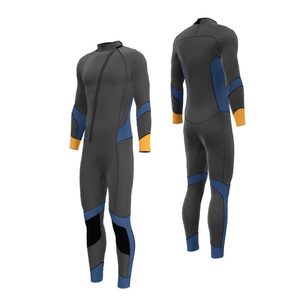 Traje de Surf Profesional de Alta Elasticidad, Traje de Neopreno de una Pieza con Cremallera en el Pecho, Traje de Neopreno 4/3 para Hombre, Trajes de Baño - Product Image 6