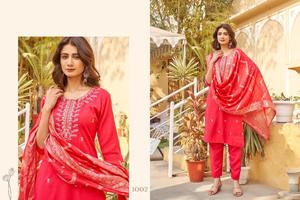 El último hermoso trabajo de bordado Kurti con juego Pent dupatta - Product Image 3