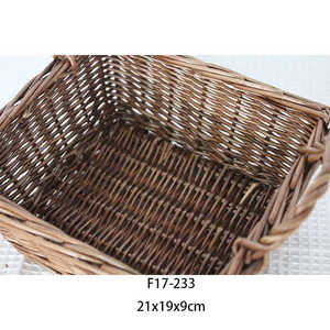 Best Choice Wholesale New Chinese Style Handmade Eco-Friendly Durable Waterhyacinth Small Storage <b>Basket</b> <b>Hamper</b> Handle - Product Image 2