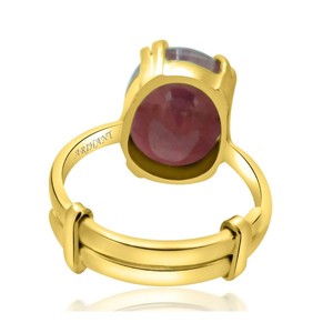 Anillo con Engaste de Prong de Panchdhatu, con Rubí Natural y Astrológico Certificado (Manik) de 3.25-12.25 Ratti, para Regalo - Product Image 3