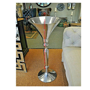 Soporte de enfriador de vino de nuevo diseño martillado en oro o soporte de cubo de hielo de vino diseño elegante hecho en La India - Product Image 4