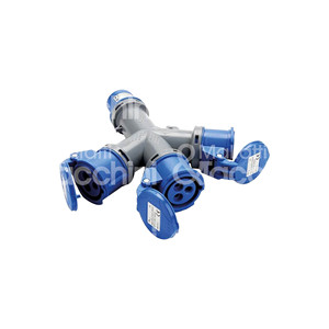 INDUSTRIAL MULTI-<b>SOCKET</b> IP44 3P+T 16 A 230 Volt - Product Image 1