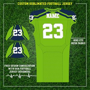 Uniforme de football américain adulte sur mesure Style unique Ensembles de pantalons en jersey Prix - Product Image 3