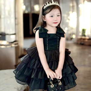 Nhung Nguyen ชุดเดรสเจ้าหญิงสำหรับเด็กผู้หญิงชุดเดรสสั้นผ้าไหมลายสก็อตสำหรับเด็กผลิตจากเวียดนาม - Product Image 6