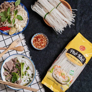 High <b>Instant</b> Noodles Top Grade 85% rice 15% Clean Water Dried Rice Noodle VietNam Dry food Rice Vermicelli In Bag 400gr OEM/ODM - Product Image 1