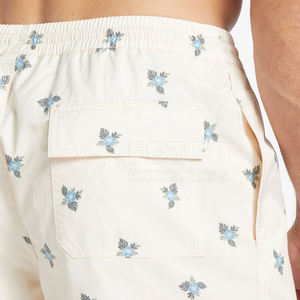 กางเกงชายหาดผู้ชาย ดีไซน์ล่าสุด ลายเรียบ ผ้าฝ้าย สไตล์ลำลอง เอวยางยืด ระบายอากาศ แห้งเร็ว เอวสูง - Product Image 5