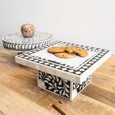 Moldes para Soportes de Pastel Cuadrados Hechos a Mano con Incrustaciones de Hueso, Ecológicos, de Alta Demanda, para Interiores de Lujo, Tamaño Personalizado - Product Image 2