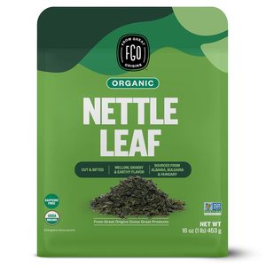 FGO Organic Nettle Leaf Loose <b>Tea</b>, Cut and Sifted, Caffeine Free, 16oz - Product Image 1