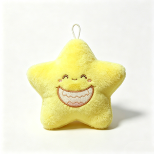 Custom star <b>plush</b>, yellow star <b>plush</b>, star stuffed toy, star <b>plush</b> ornament, sleepy star <b>plush</b> - Product Image 4