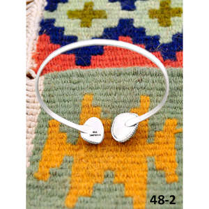 Southwest Handmade #8 Sterling Silver Fashion Cuff Bracelet - Product Image 4