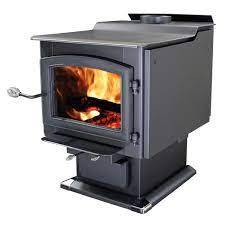 Freestanding Stainless Steel Wood Pellet Stoves for Living Room & Kitchen For Sale - Product Image 2
