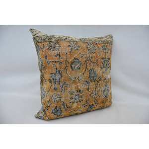 Premium Beige Paisley Patchwork Wool <b>Pillow</b> 32x32 Inch Decorative Cushion Woven Vintage Square Portable Bedding Sofa Christmas - Product Image 3
