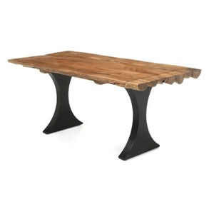 Mesa de Comedor de Madera de Acacia Maciza que Ofrece Estilo y Comodidad Duraderos - Product Image 2