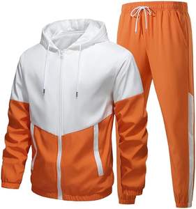 Ensemble de survêtement unisexe d'hiver, streetwear, à capuche, avec cordon de serrage, respirant, léger, imprimé, 100% coton - Product Image 2