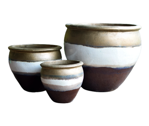 [Leo Nguyen Le] -Pot de fleurs en céramique décoration extérieure de l'usine du Viet Nam - Product Image 1