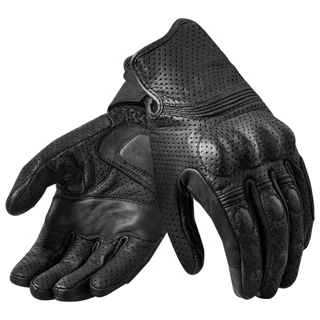 Benutzer definierte Motorrad Sommer Schutz Leder handschuhe/Motorrad Sommer Leder handschuhe