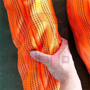 Hlm nhiệm vụ nặng nề <span class=keywords><strong>Polyester</strong></span> Vòng <span class=keywords><strong>Sling</strong></span> nâng mềm vô tận cáp treo 3ton 5ton 10ton 20ton 30ton Vòng Webbing <span class=keywords><strong>Sling</strong></span> nâng cáp treo - Product Image 2