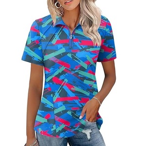 Camiseta Polo Personalizada con Logotipo 2026, MOQ Bajo, Duradera, Sublimación al por Mayor, Camiseta Deportiva de Golf de Secado Rápido, Transpirable para Mujer - Product Image 1