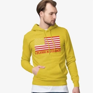 Sudadera con capucha personalizada OEM para hombre, ropa deportiva de alta calidad, diseño bordado, bolsillo de manga forrado con logotipo personalizado - Product Image 2