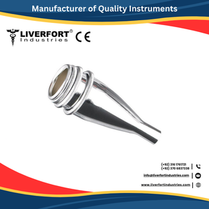 Espéculo de oreja FARRIOR de alta calidad, tamaño único 2, 4x5mm, espéculos de extremo en ángulo ovalado, instrumentos de diagnóstico ENT de acero inoxidable CE - Product Image 2