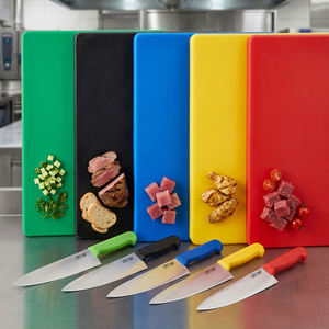 Cuchillo de Chef de 10 Pulgadas, Cuchillo de Chef Profesional Rojo - Product Image 4