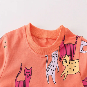 Nouveau design de vêtements pour bébés et enfants avec logo personnalisé d'automne pull en coton de couleur unie pour garçons et filles sweat-shirt à col rond pour enfants - Product Image 5