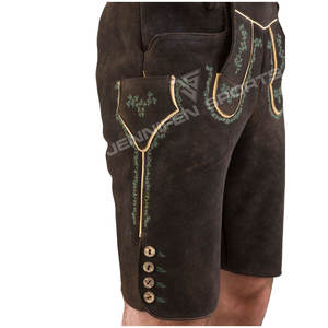 2024หนังกลับหนังวัวแท้ของผู้ชายแบบสั่งทำเข็มขัดแบบมีห่วงด้านหน้าและด้านหลังแบบสั้นลายปักแบบด้านข้าง - Product Image 3