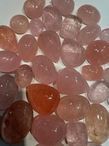 อัญมณีทรงวงรีทรงรีสีชมพูธรรมชาติทรงหลวมพร้อมใบรับรอง IGI ขนาด9มม. 10มม. 14มม. คริสตัลโอปอล - Product Image 2