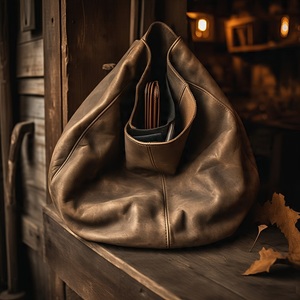 Sacs hobo en cuir de luxe à la vente chaude, sacs à main de créateur faits à la main pour femmes, vente en gros, style populaire et tendance - Product Image 2
