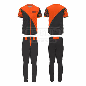 ชุดเครื่องแบบเบสบอลเยาวชนพร้อมกางเกงเอวยางยืดและเสื้อเจอร์ซี่พิมพ์ลายสำหรับทีมชุดเบสบอล - Product Image 1