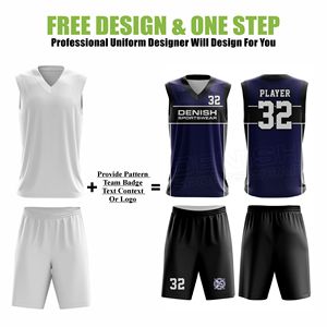 Ensemble d'uniformes de basket-ball à séchage rapide personnalisés maillots respirants shorts avec logo de l'équipe imprimé pour vêtements de sport d'été - Product Image 2