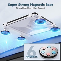 Accessoires de montage Starlink Mini, base magnétique en plastique robuste, sans perçage, support de parabole satellite pour camping-car, camion, bateau