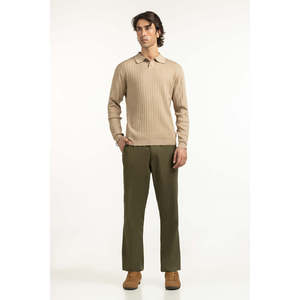 เสื้อสเวตเตอร์มีฮู้ดทรงปกติสำหรับผู้ชาย พร้อมซิปปิดตกแต่งด้วยกระดุม ลายพิมพ์ลายทาง เหมาะสำหรับฤดูใบไม้ผลิและฤดูใบไม้ร่วง - Product Image 4