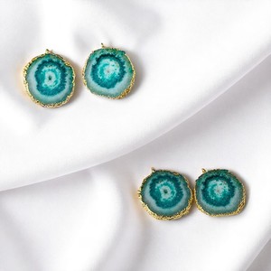 DIY Solaire Quartz Druzy Or Électrolytique Charme Faisant Pendentif Collier pour la Vente en Gros - Product Image 6