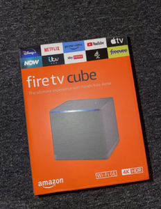 AMAZON Fire TV Cube เครื่องเล่นสตรีมมิ่ง 4K Ultra HD พร้อม Amazon Alexa